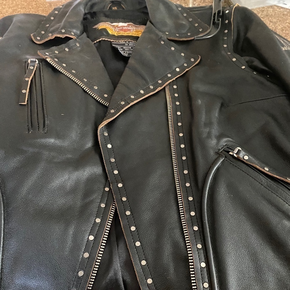Women's Harley Davidson Unique Leather Jacket XS…​​​​​​​​​ - Picture 4 of 12